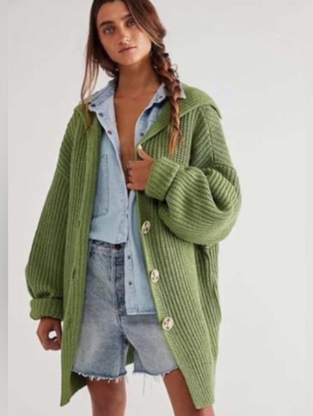 Free People Swim Too Deep Cardigan Size S